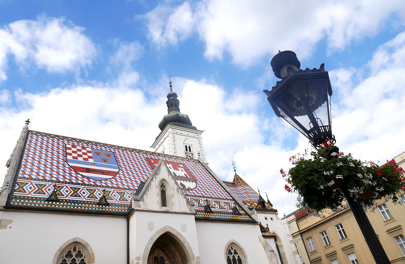 Église, Saint-Marc, Zagreb, Croatie