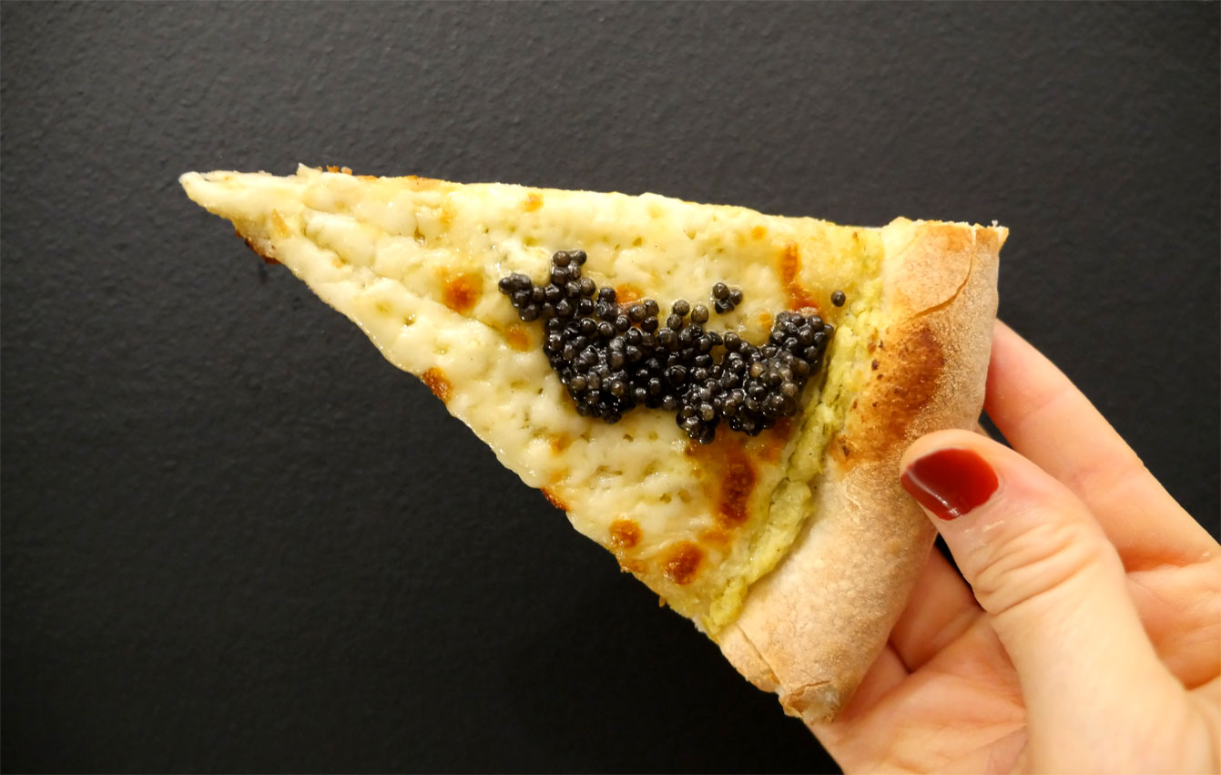 pizza Caviar avec Caviar de Neuvic