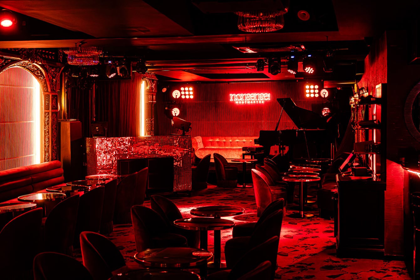 A l'intérieur du Nonsens, face à la scène- Crédit photo ©Justin Prinz