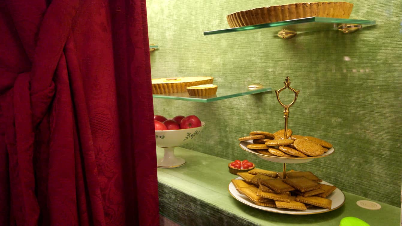 A l'intérieur de l'Orangerie, château de Cheverny, pendant Noel