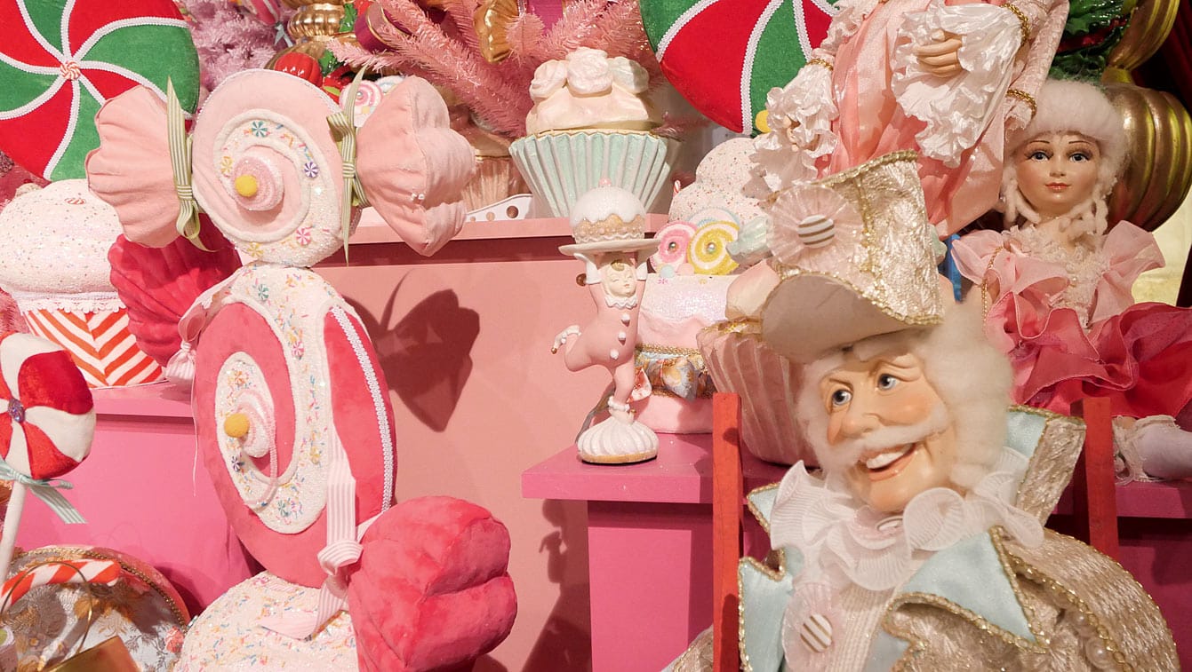 A l'intérieur de l'Orangerie, château de Cheverny, pendant Noel