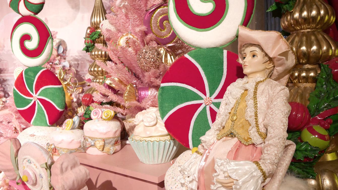 A l'intérieur de l'Orangerie, château de Cheverny, pendant Noel