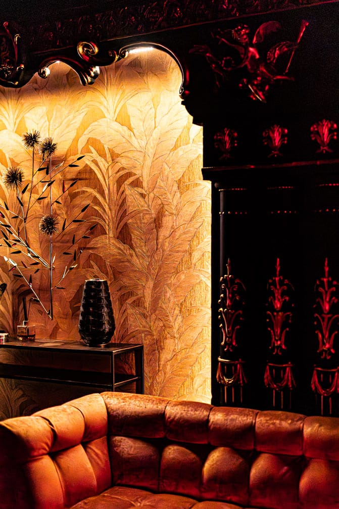 salle, décor du bar Nonsens, paris 18e