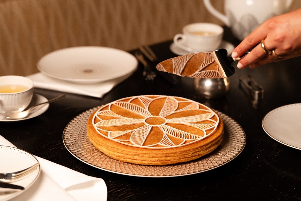 La galette des rois signé Matthieu Carlin x Christofle