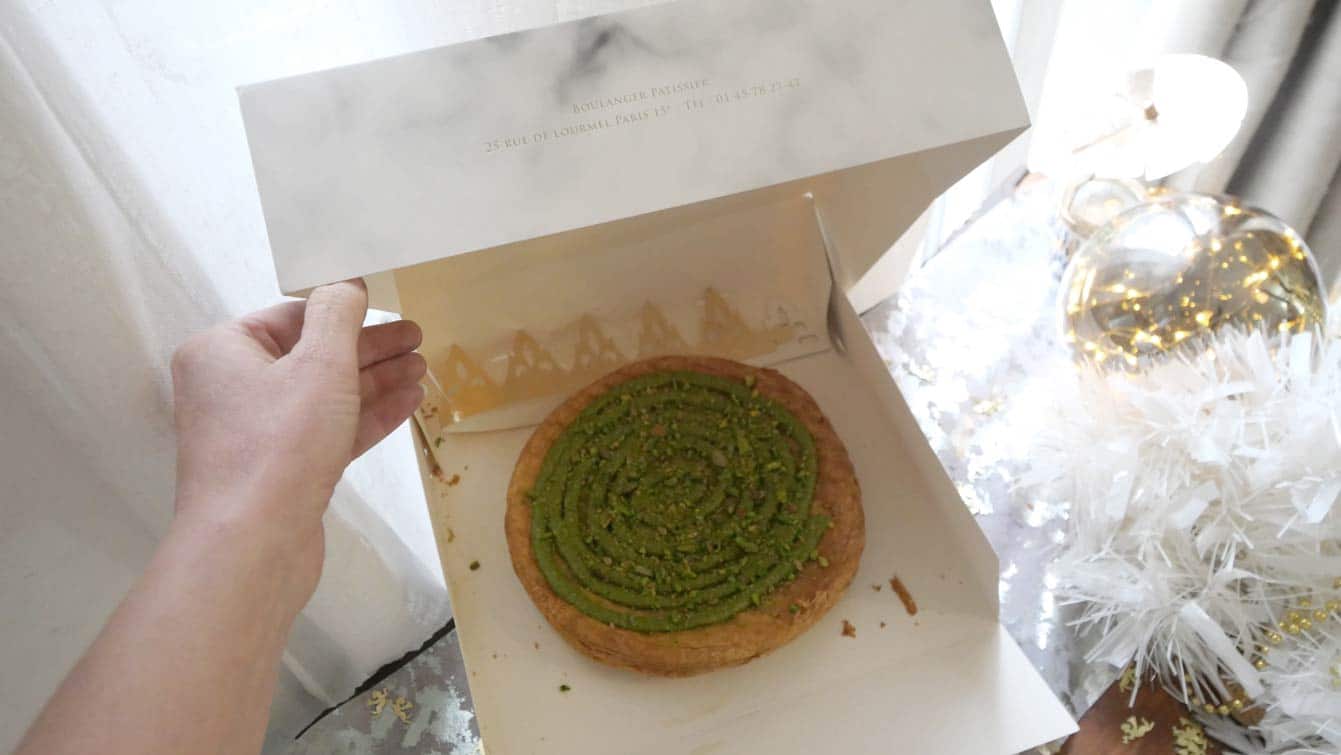 galette des rois pistache de Vincent Salur
