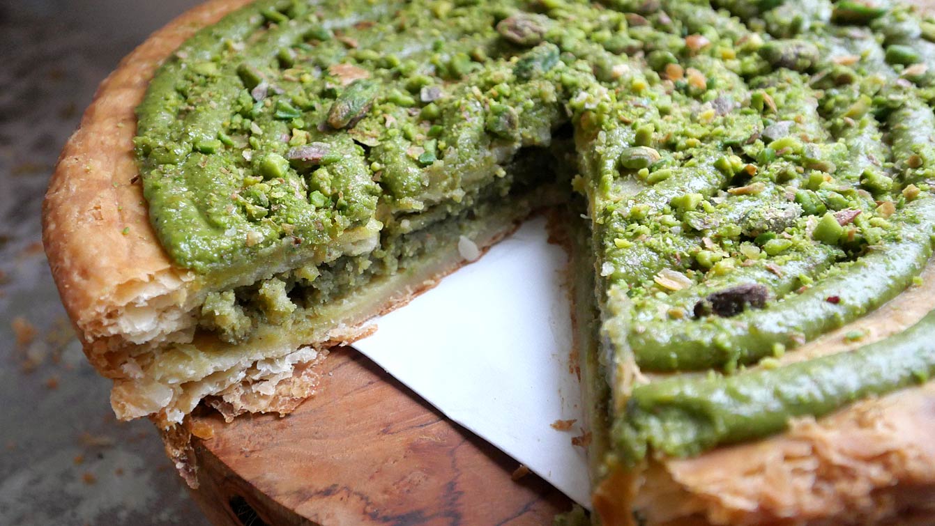 galette pistache de Vincent Salur