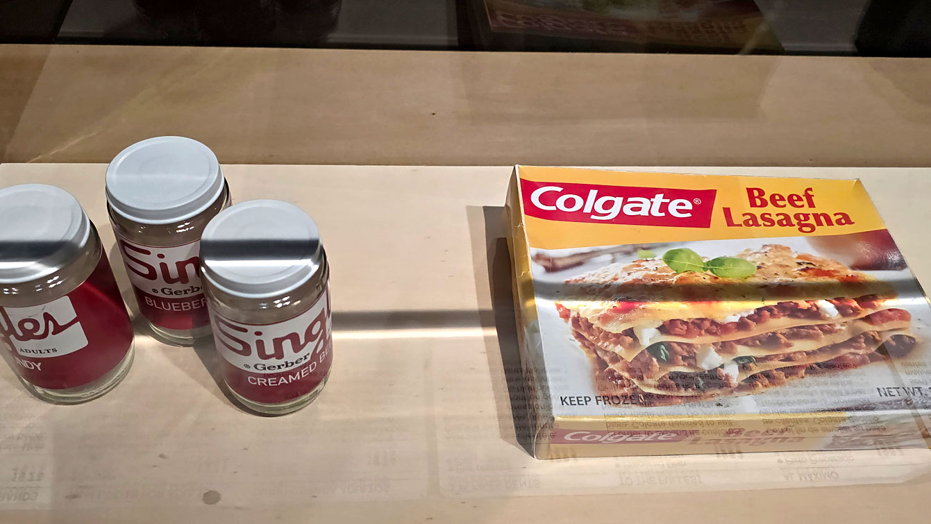 Les lasagnes Colgate