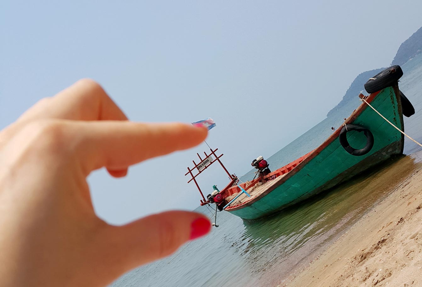 Koh Tonsay, île au Lapin, Cambodge