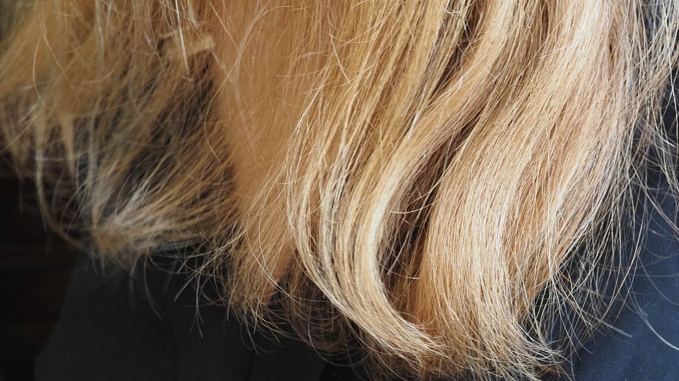 résultat après un soin Kalia Nature – Après-shampooing à la Sapote