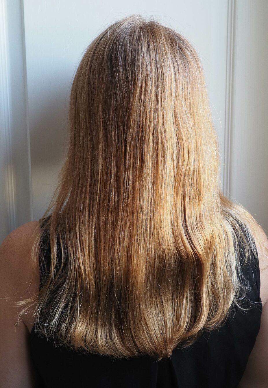 Waam Cosmetics – Huile de Coco Bio : Mes cheveux quelques heures après l'application de l'huile de coco Waam