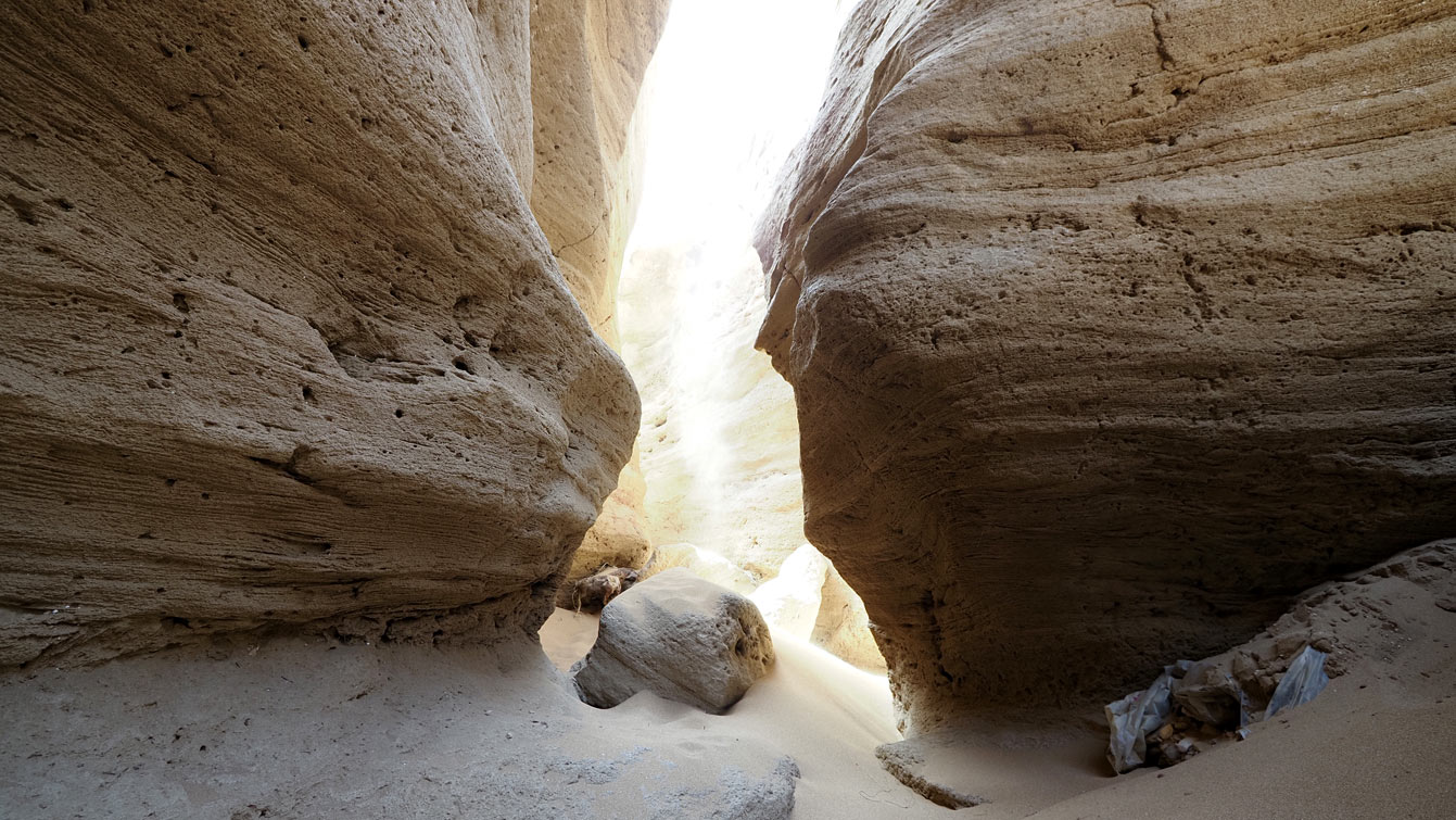 Les dunes de Timlalin et son canyon