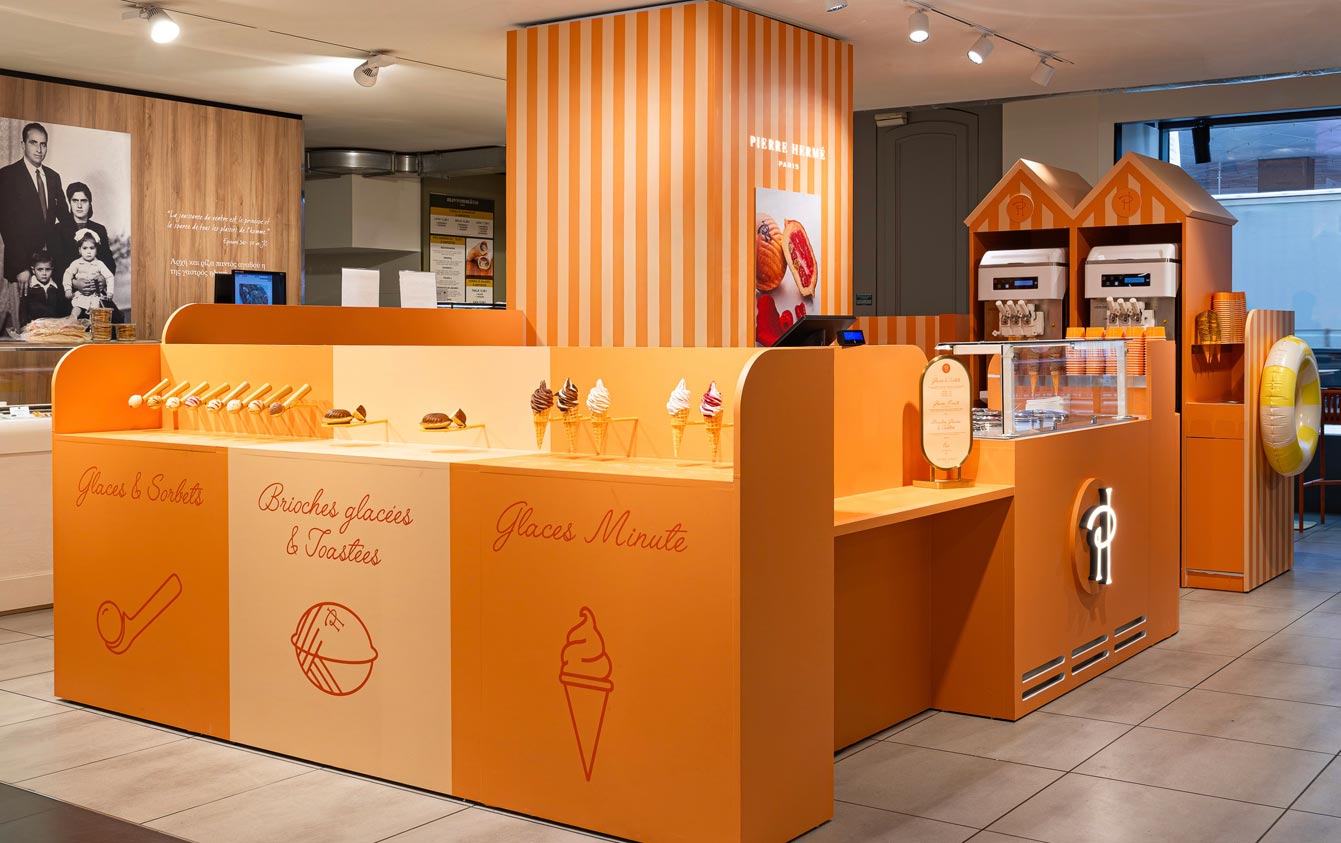 Pierre Hermé
Le pop-up Glaces des Galeries Lafayette