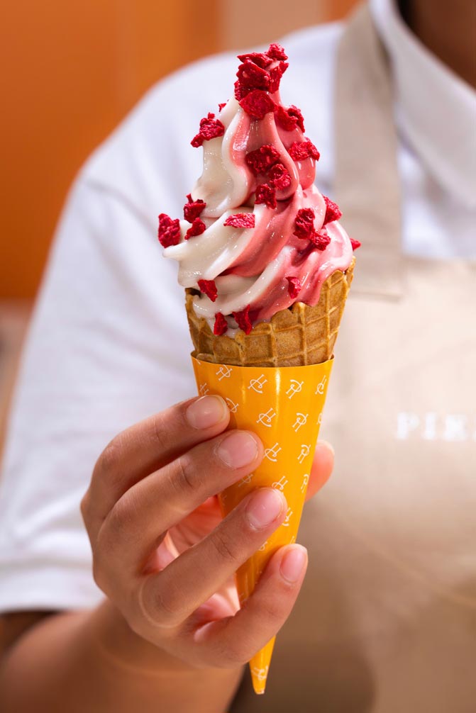 Pierre Hermé
Le pop-up Glaces des Galeries Lafayette