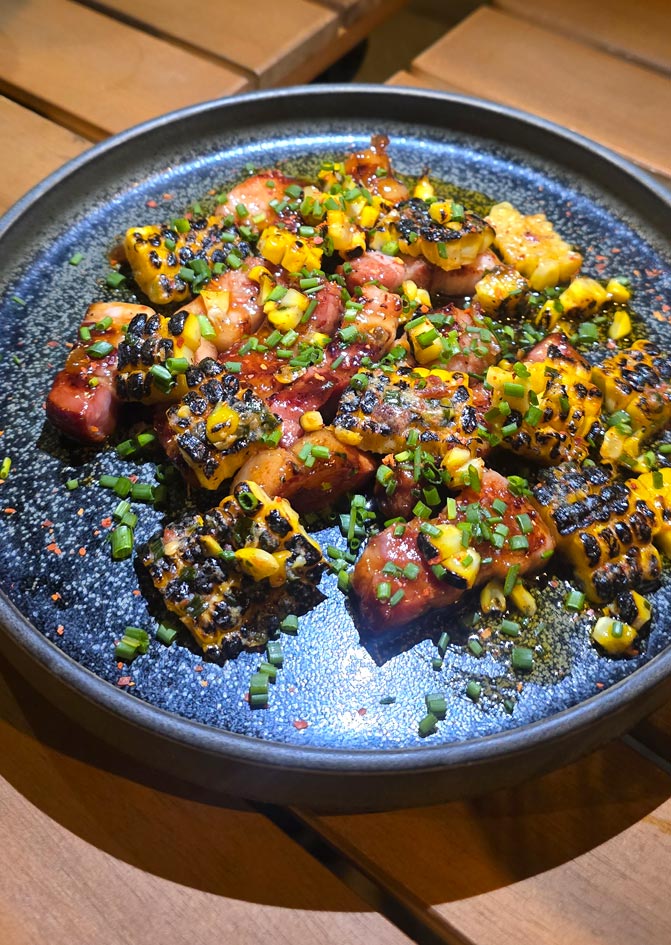 Poitrine de cochon grillée, La réserve paris 11