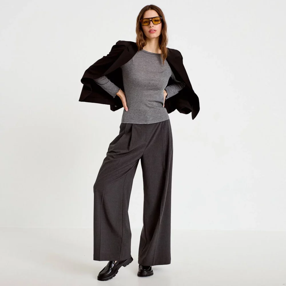 Pantalon fluide pour femme , Cache Cache