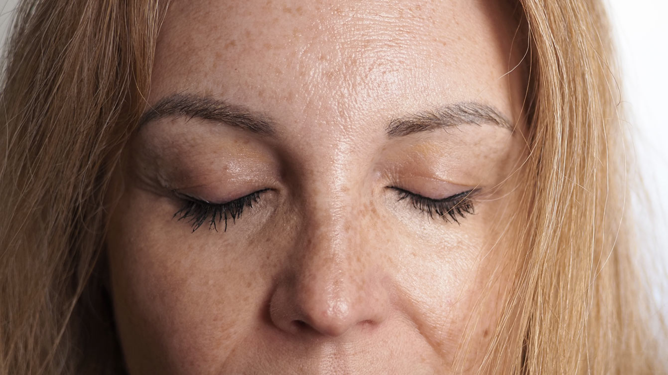 maquillée après 6 mois de serum