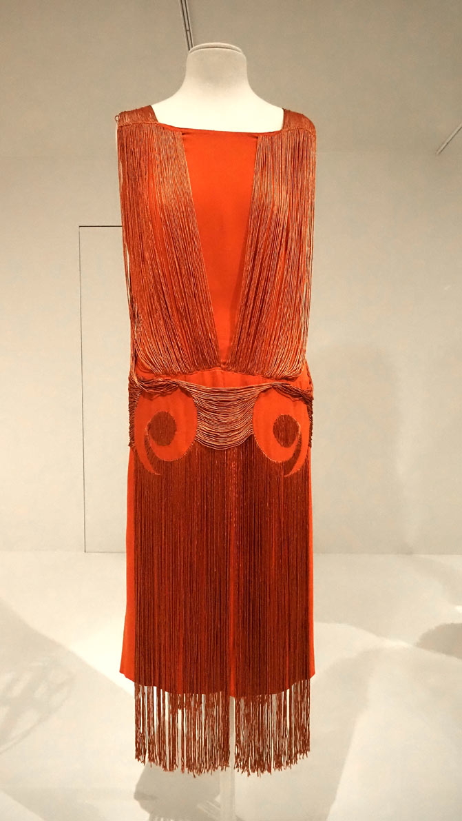 robe à franges de Madeleine Vionnet