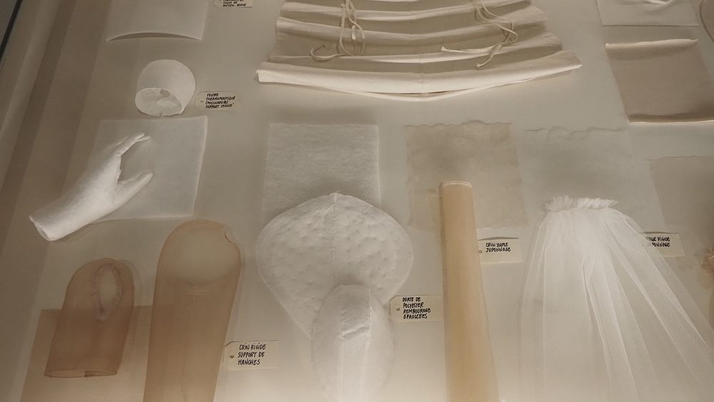 matériauthèque et mannequinage, exposition Look au musée des Arts décoratifs
