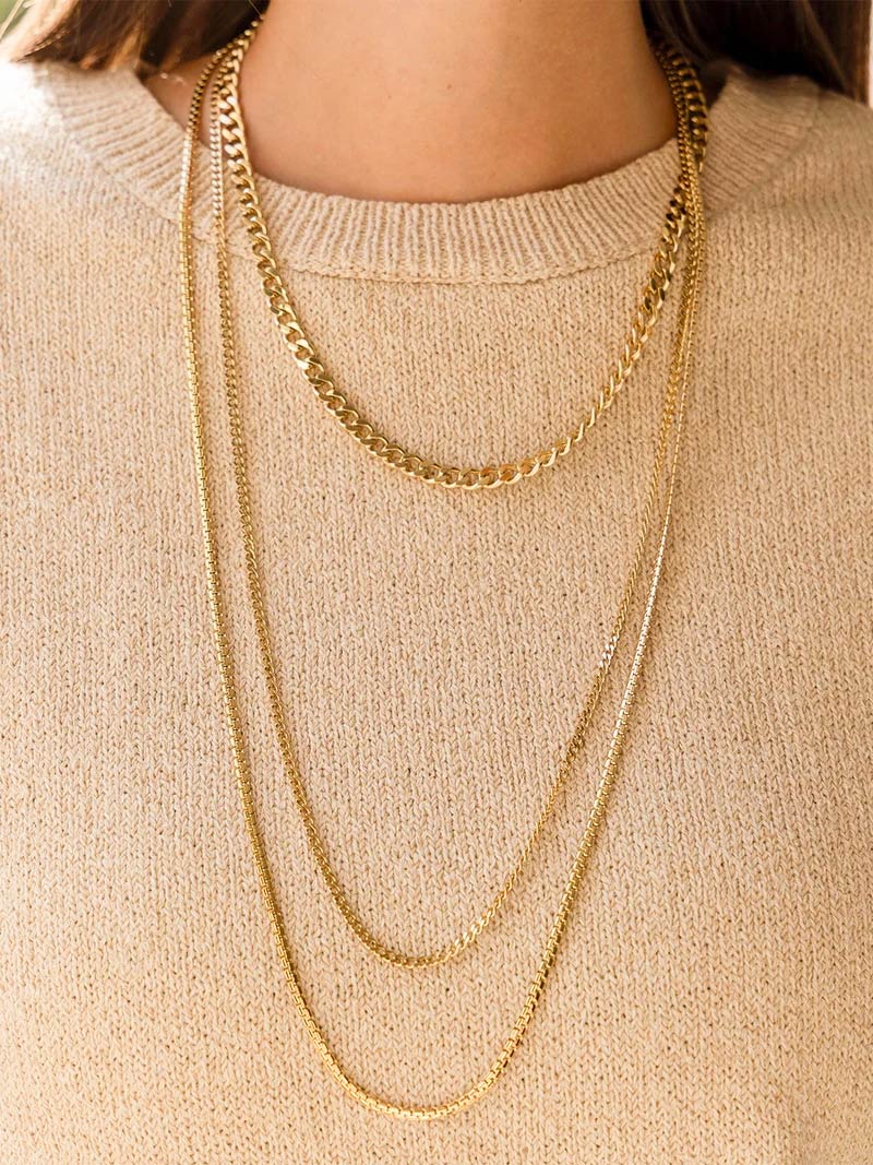 Sautoir Nicole en acier inoxydable 316L de Zag Bijoux