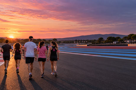 Étudiants de PPA pendant la Pink Run Octobre Rose.