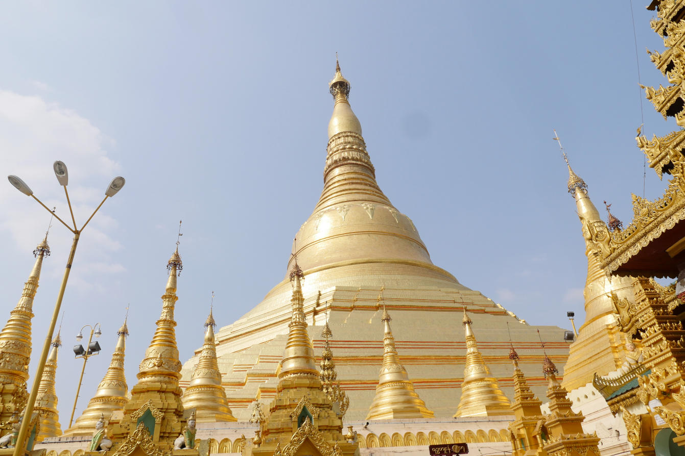 Pagode Shwedagon, Rangoun, Yagon, Birmanie, Myanmar