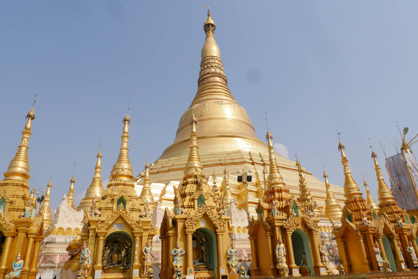 Pagode Shwedagon, Rangoon, Yagon, Birmanie, Myanmar