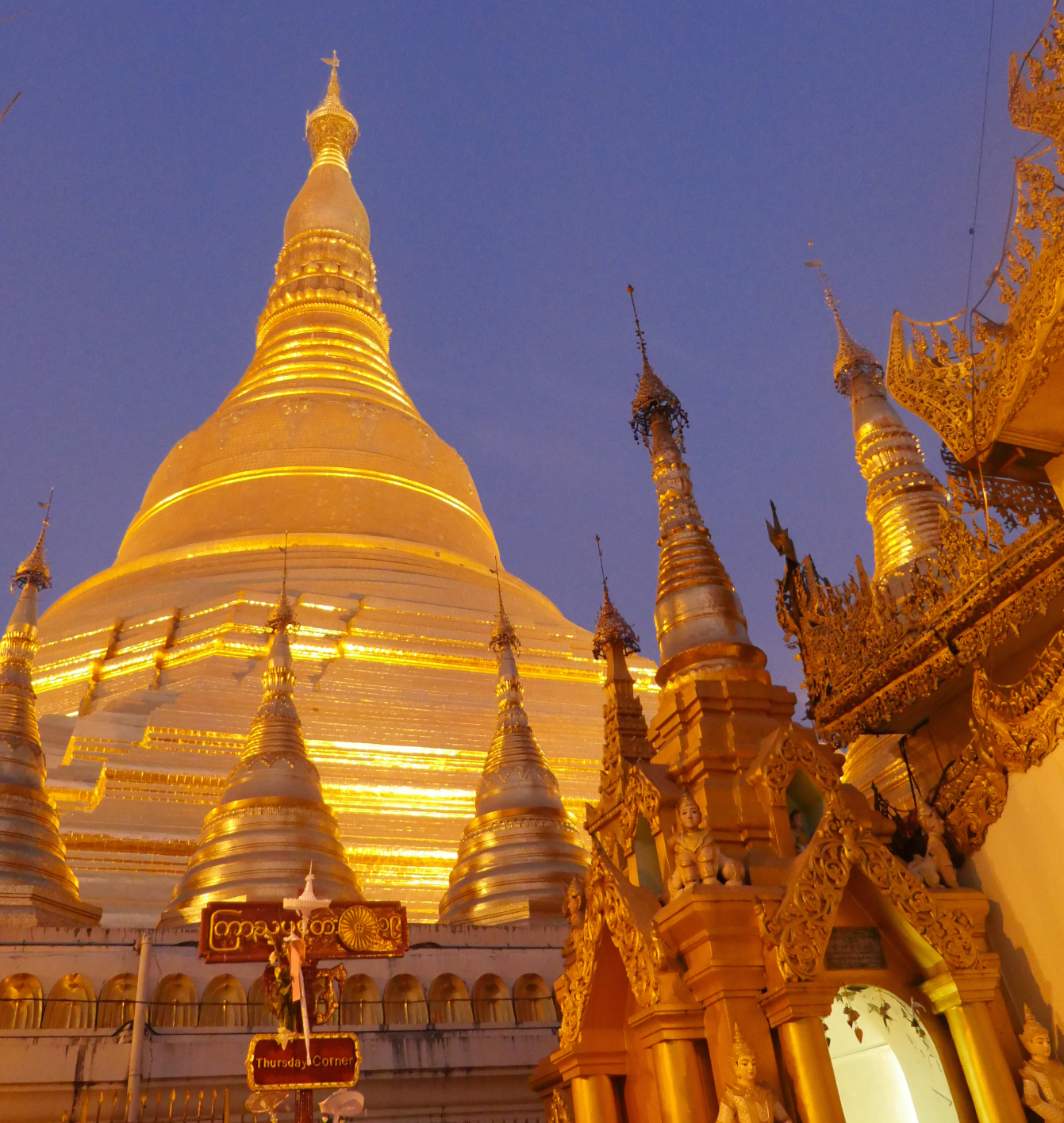 Pagode Shwedagon, Rangoon, Yagon, Birmanie, Myanmar