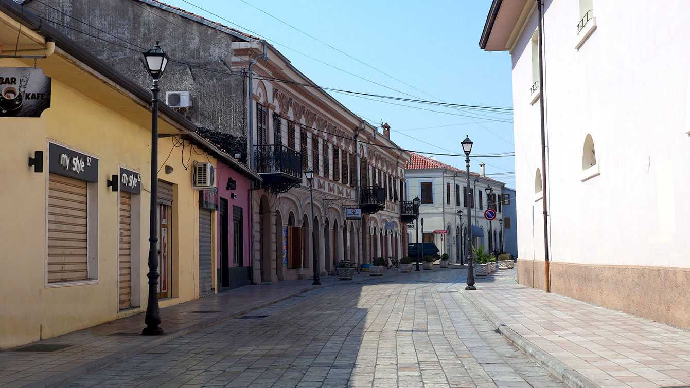 La vieille ville de Shkodër, Albanie