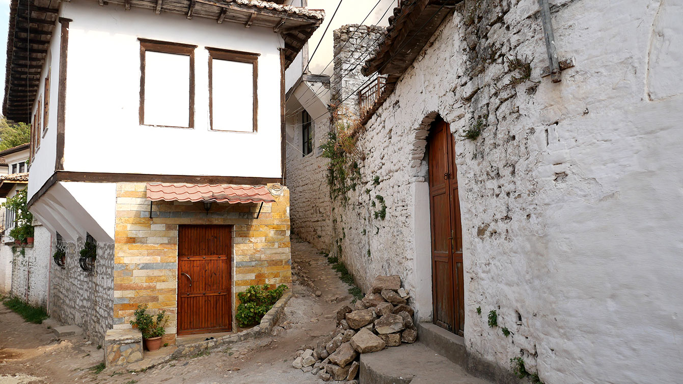 Dans les rues de Gorica, Berat