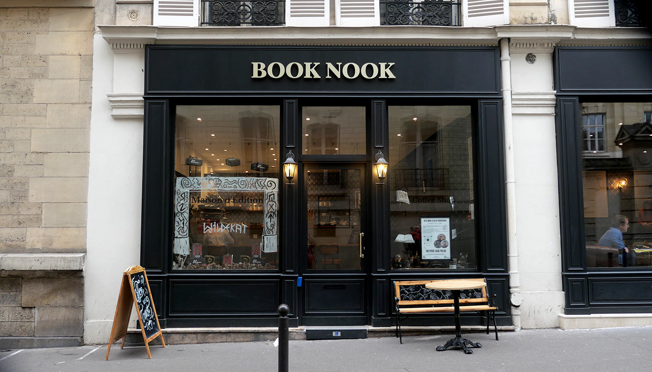 Un café littéraire pas comme les autres : BKNK, Book Nook