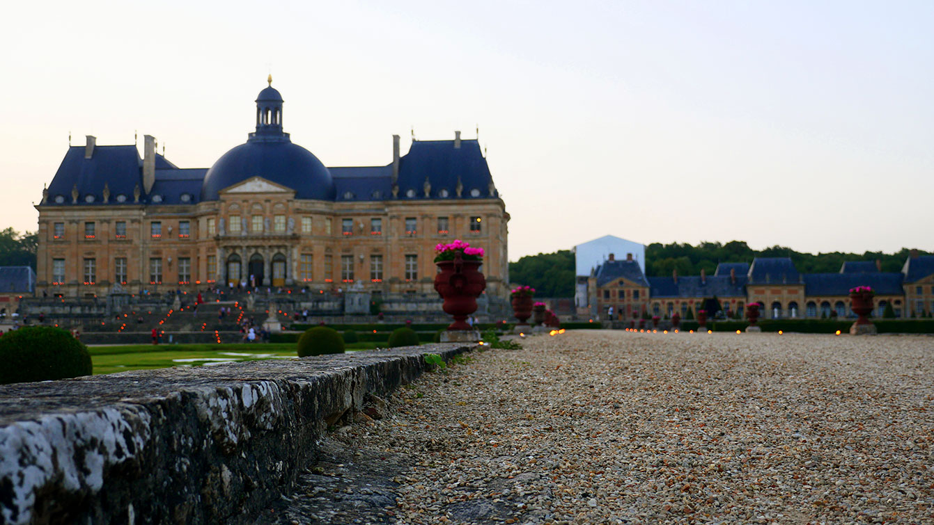  la soirée aux chandelles au château de Vaux-le-Vicomte