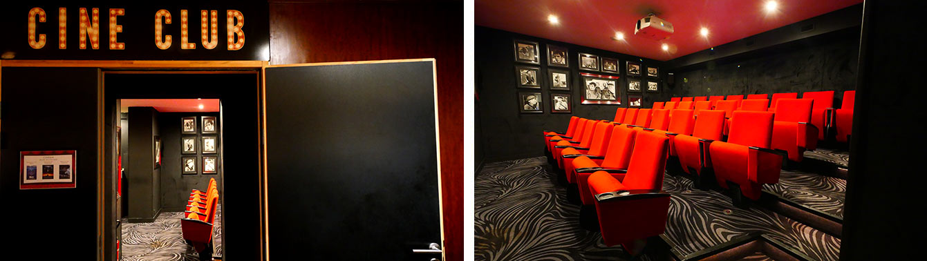 Salle de cinéma privée,  Domaine de la Corniche