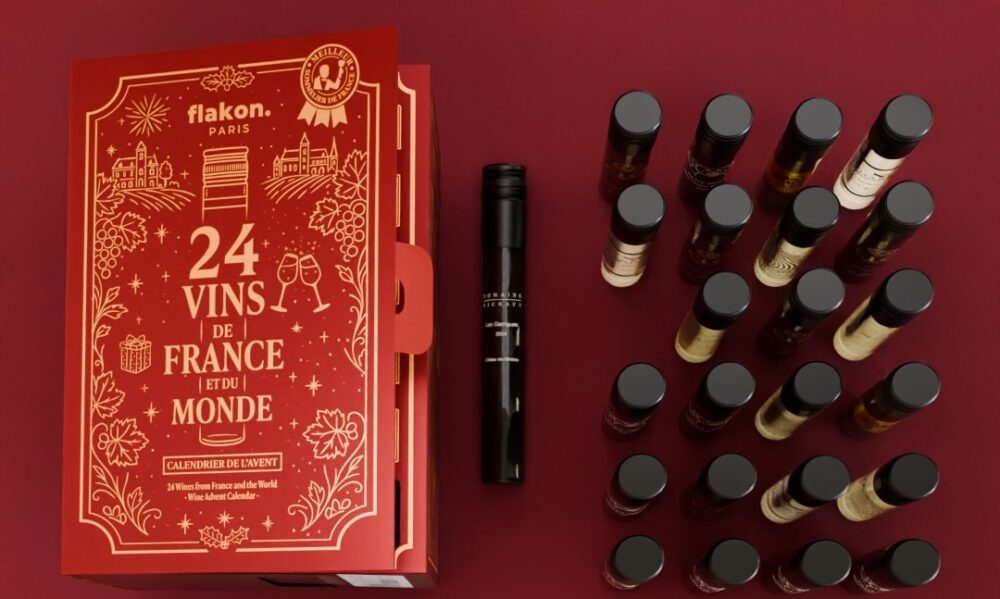Calendrier de l'Avent du Vin Flakon, 24 Vins de France et du Monde