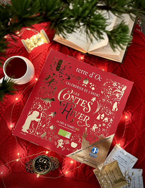 Calendrier de l’Avent thé bio, terre d'Oc