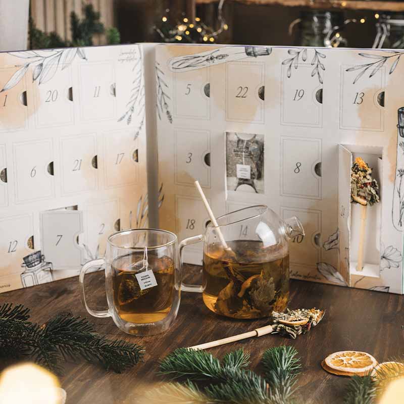 Calendrier de l’Avent tisanes bio de l’Herboriste 2025