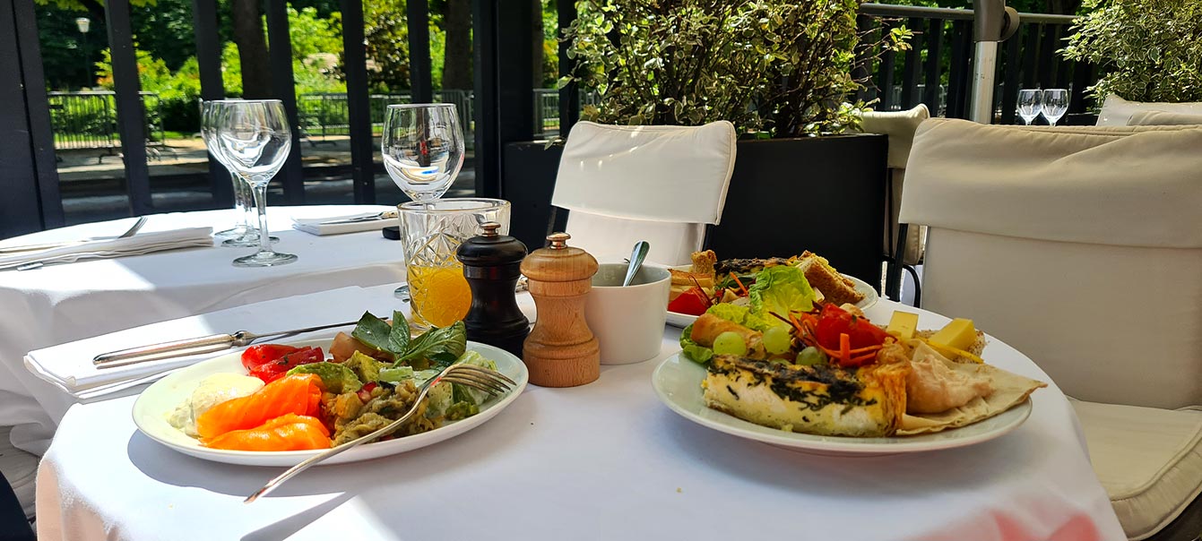 Le restaurant Club le Matignon :le brunch Matignon en terrasse