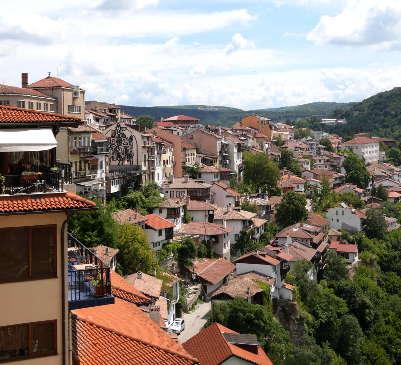 Vue du Sky Walk , Veliko Tarnovo