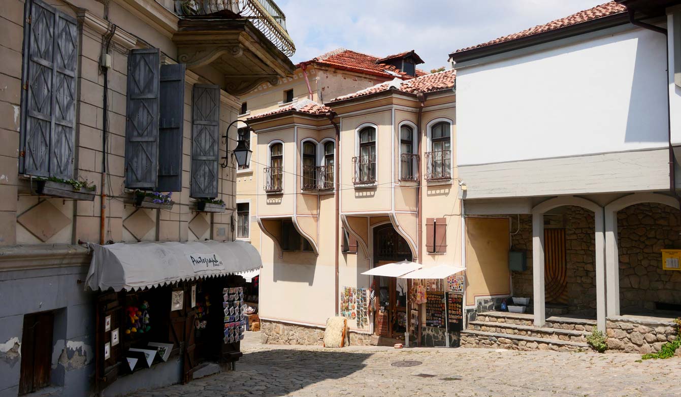 La ville haute à Plovdiv