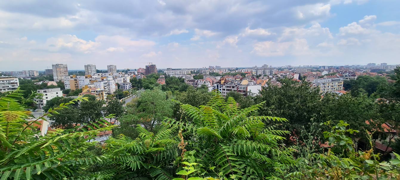 La ville haute à Plovdiv