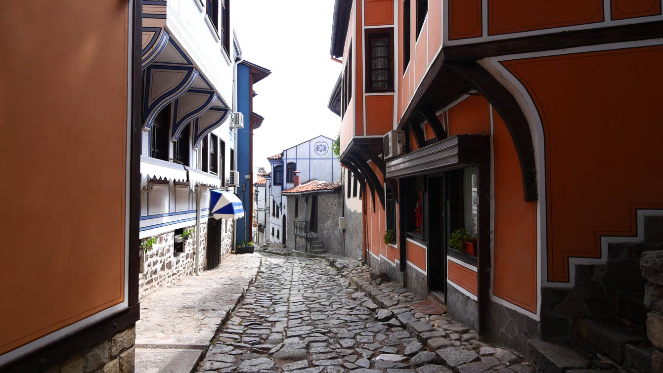 La ville haute à Plovdiv