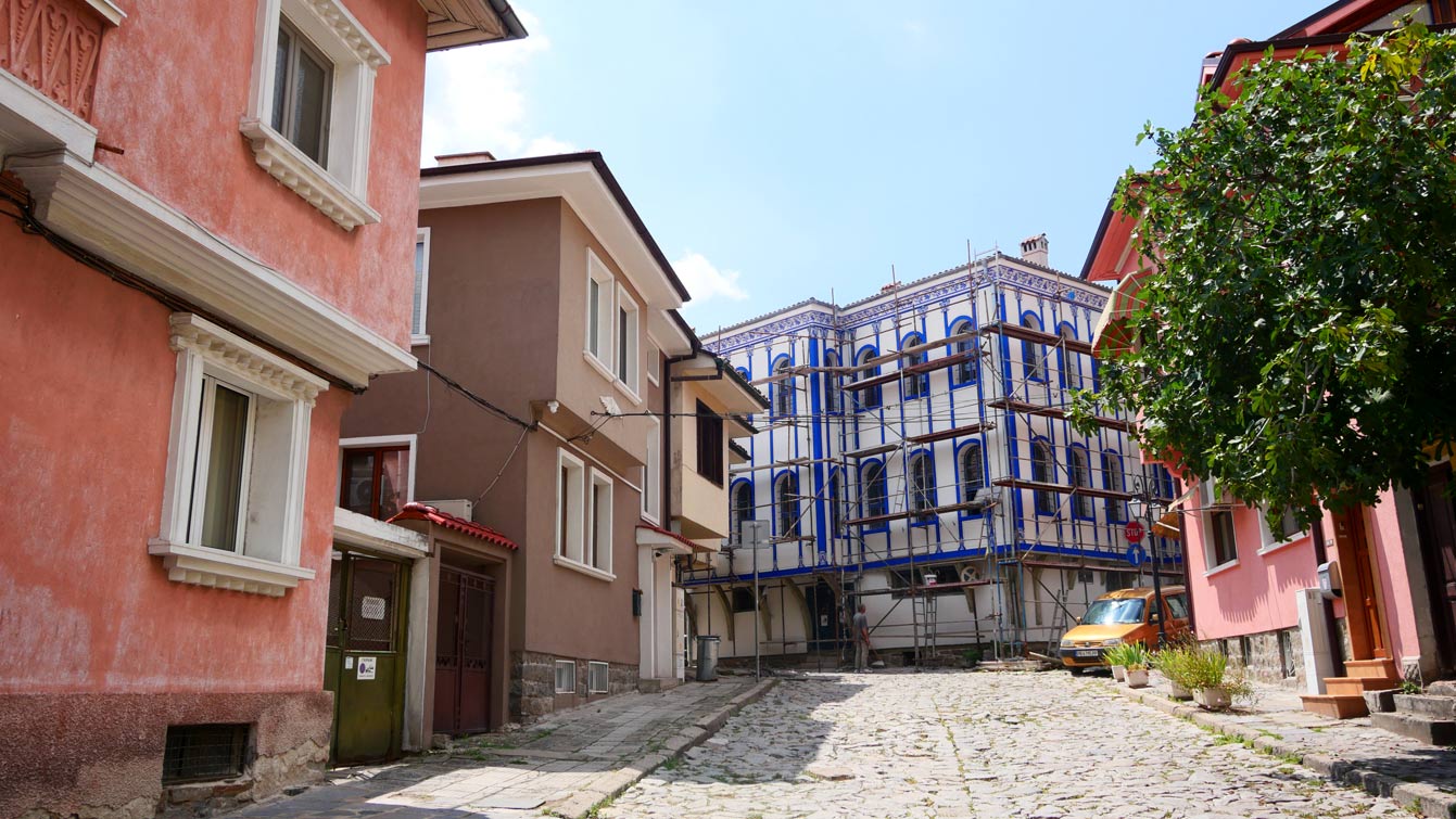 La ville haute à Plovdiv