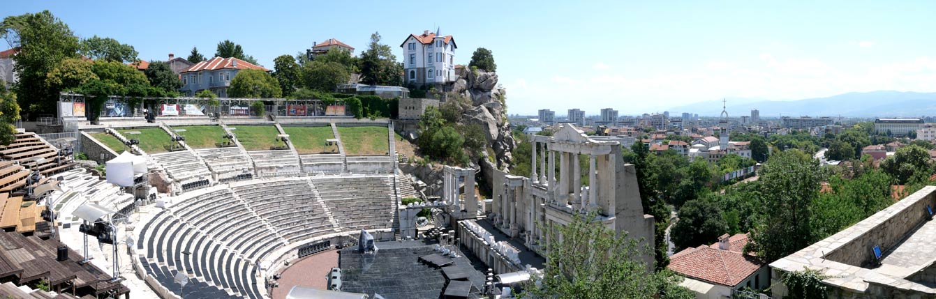 Le théâtre romain à Plovdiv