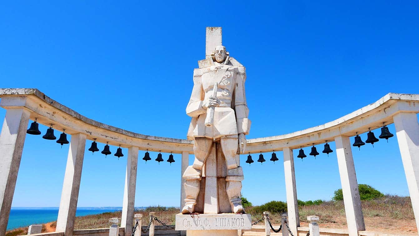 Sur le site de Cap Kaliakra, Bulgarie