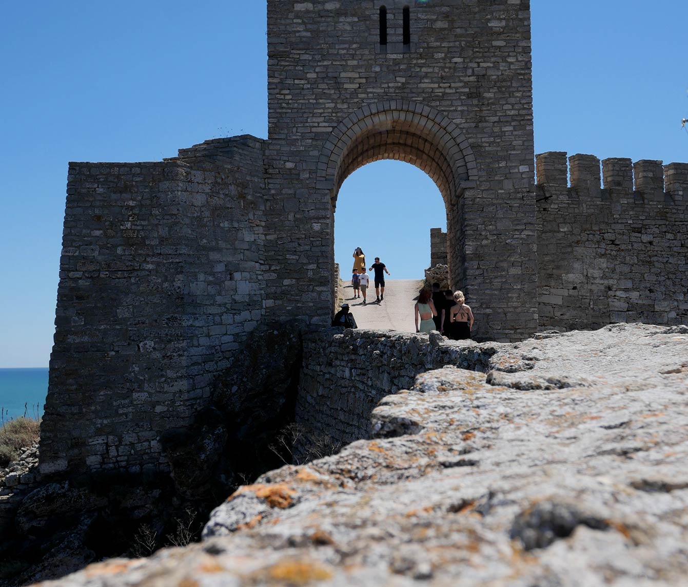 Entrée du site archéologique de cap Kaliakra