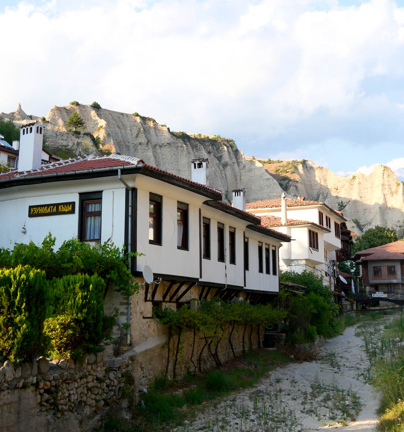 Le village de Melnik, Bulgarie