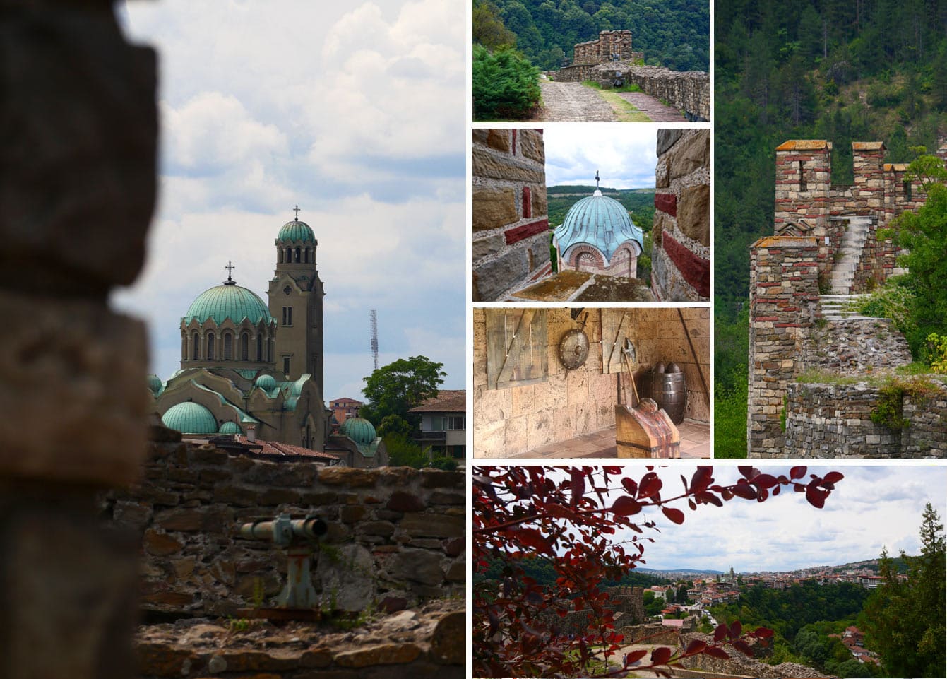 Veliko Tarnovo : La forteresse de Tsaverets