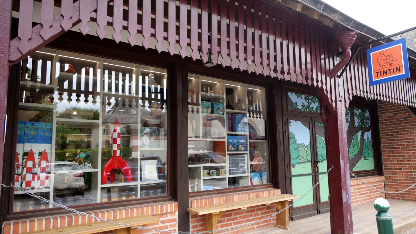 Boutique Tintin, château de Cheverny