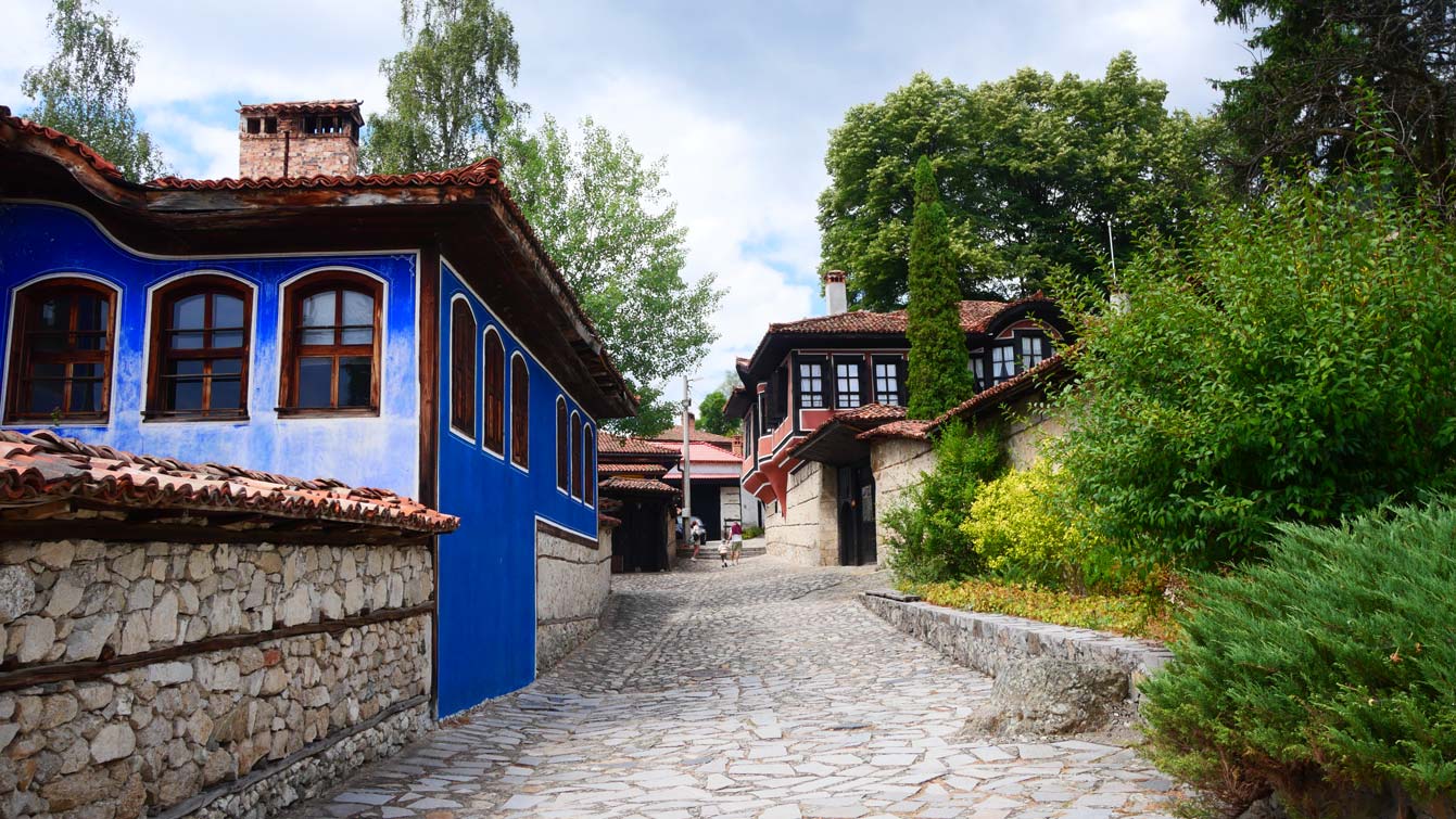 Maisons colorées, Koprivshtitsa