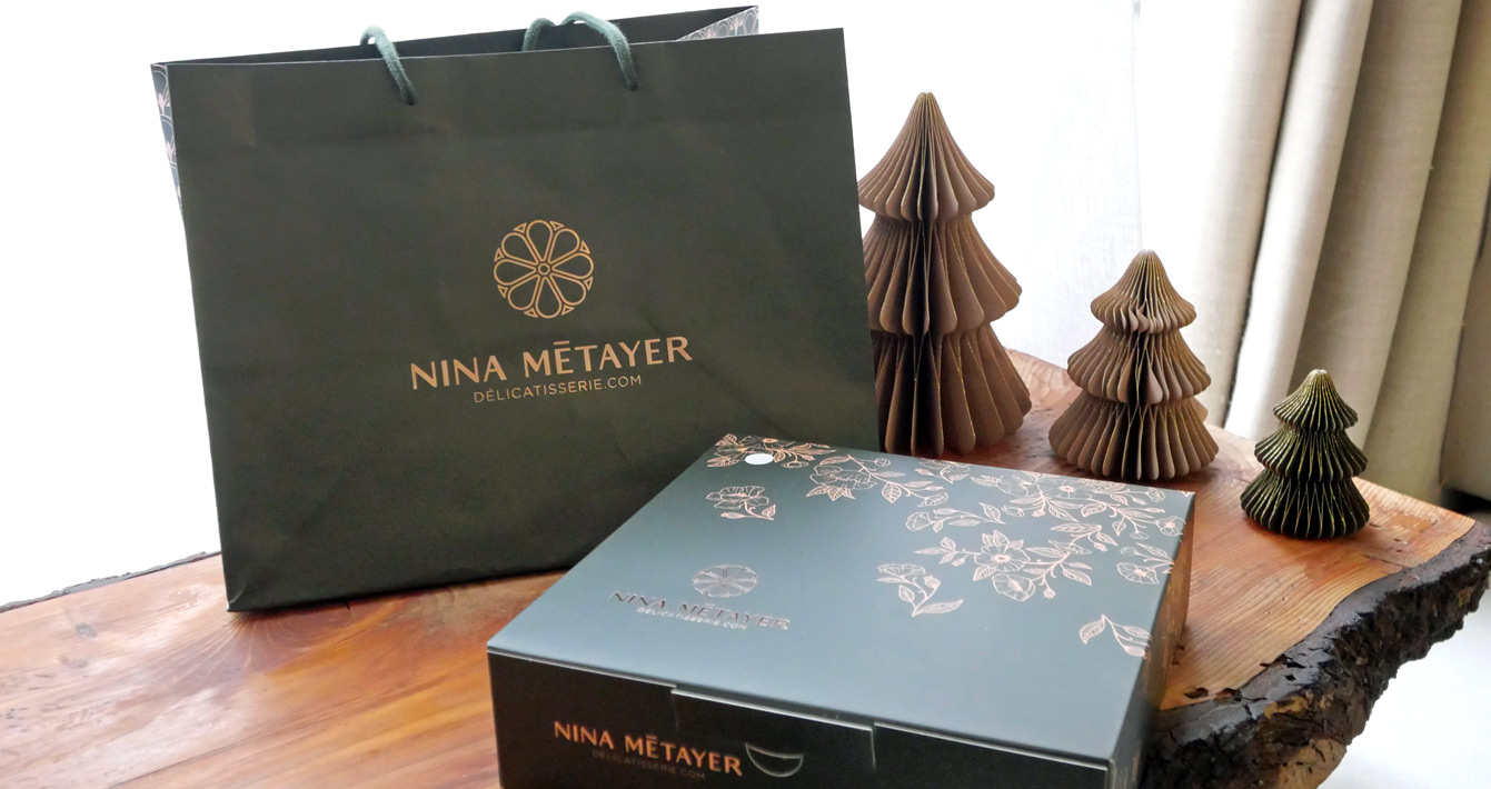 Packaging pâtisserie Nina Métayer