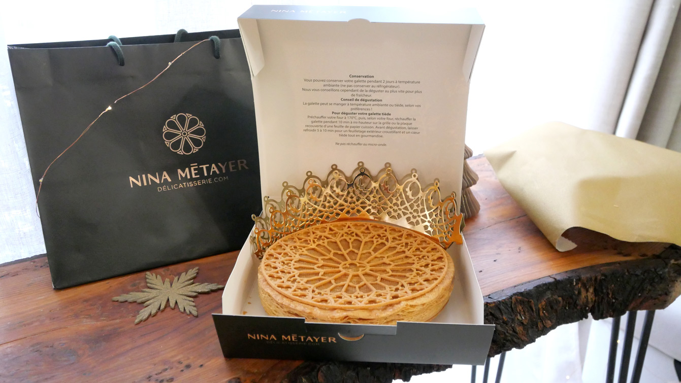 Packaging pâtisserie Nina Métayer : recommandations de dégustation